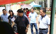校党委书记郭杰忠到我院新生迎新现场检查指导迎新工作
