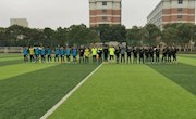 学院与信息与工程学院举行足球友谊赛