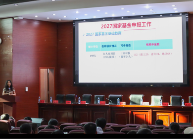学院启动2027年度国家自然科学基金申报工作